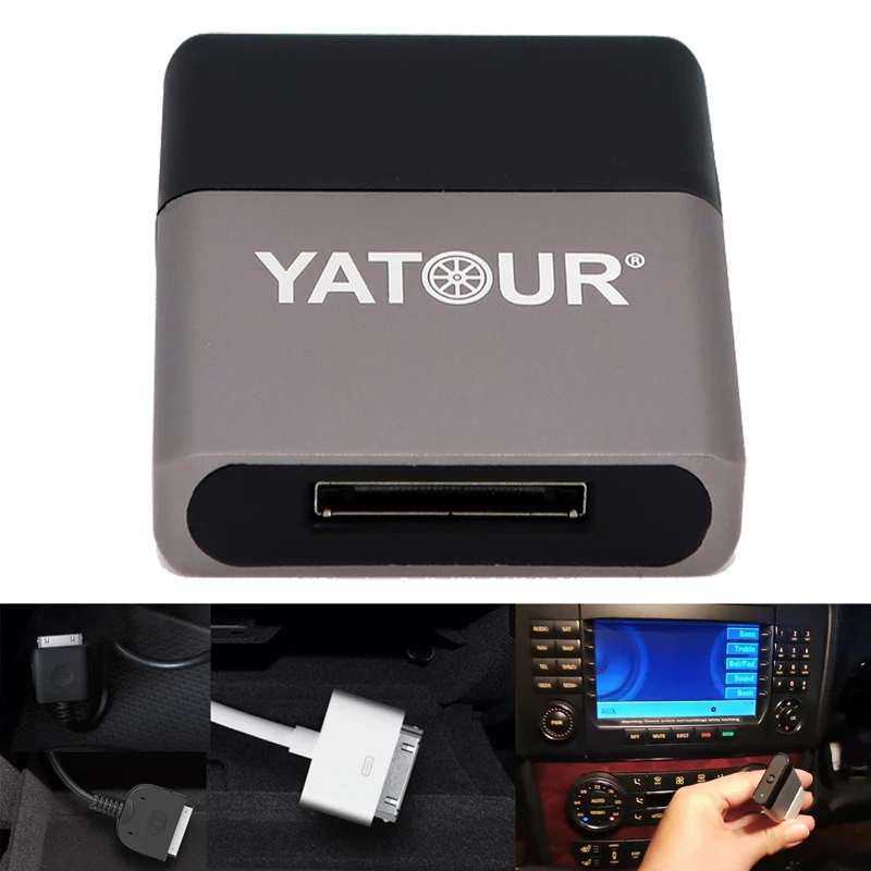 Yatour for Audi MMI AMI2G music interfaces for BMW Land Rover Media with 30Pin iPod Connector Bluetooth music streaming kit