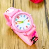 New 3D Colorful Butterfly Children Watch Soft Silicone Strap Rainbow Color Dial Fashion Sports Quartz Watches for Kid Boys Girls 2