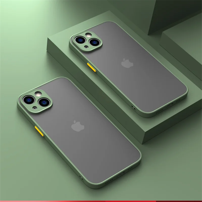 Enhanced Shockproof Armor Bumper Phone Case - Silicone Hard Protective Cover