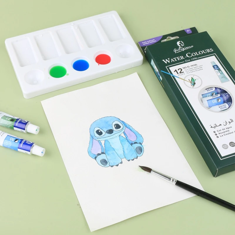 Watercolor Acrylic Gouache Painting Pigments Set