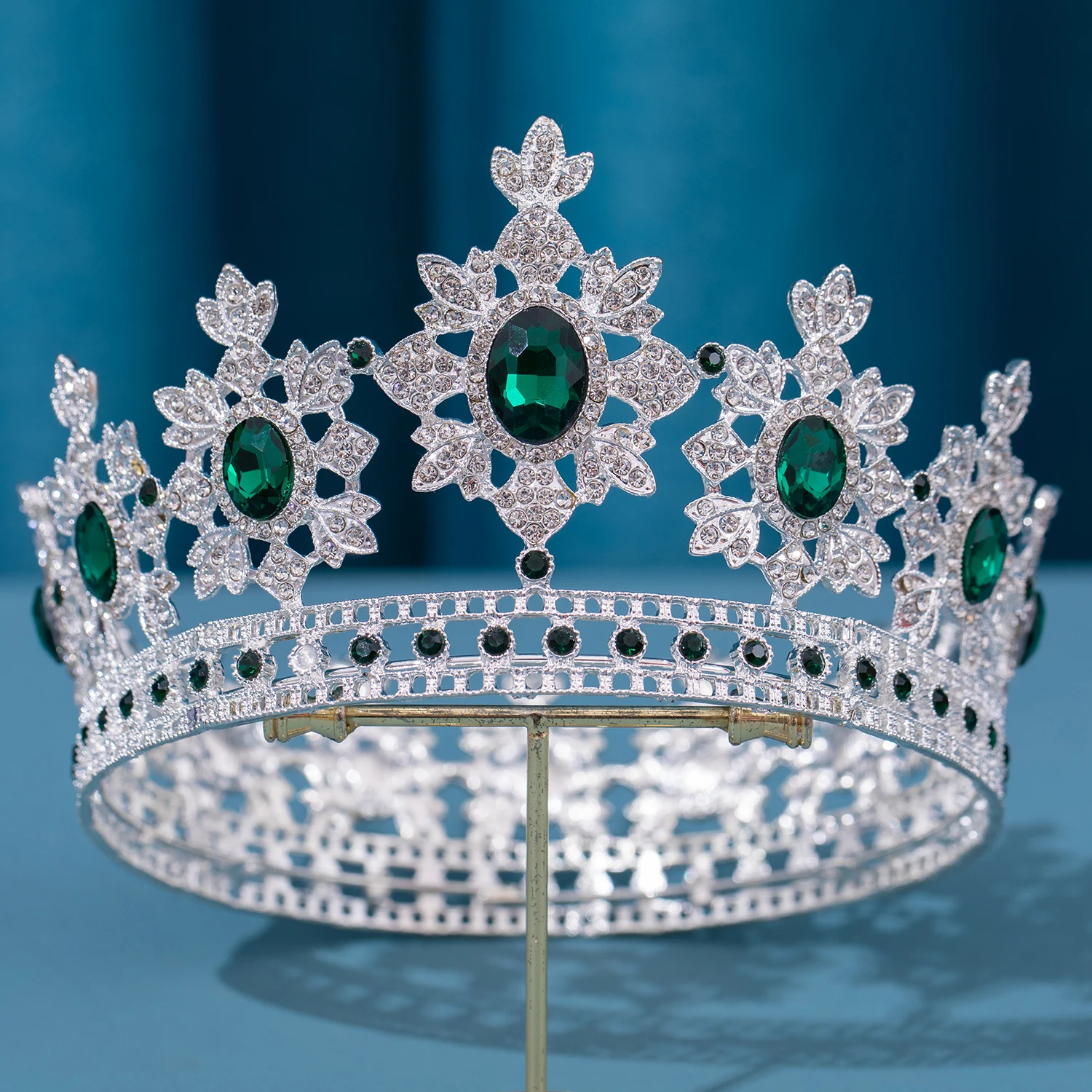 Trendy Crystal Diadem Tiara Rhinestone Tiaras And Crowns for Women Pageant Party Bridal Wedding Hair Accessories Jewelry Crown hair accessory,bridal headwear