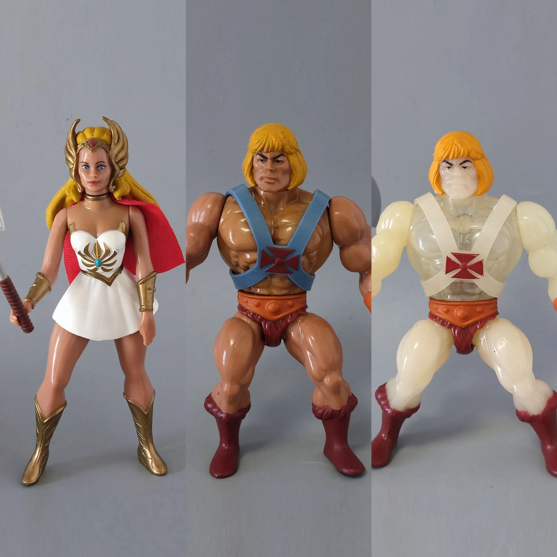 Super7 He-man Master of the Universe Retro Heman \u0026 Clear Version Weapon,  die sich nicht original eine lose 5-Zoll-Actionfigur - AliExpress, image size:1920x1920