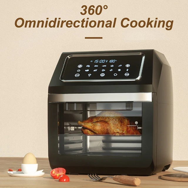 New Air Fryer Fully Automatic Intelligent Visual 12l Large Capacity