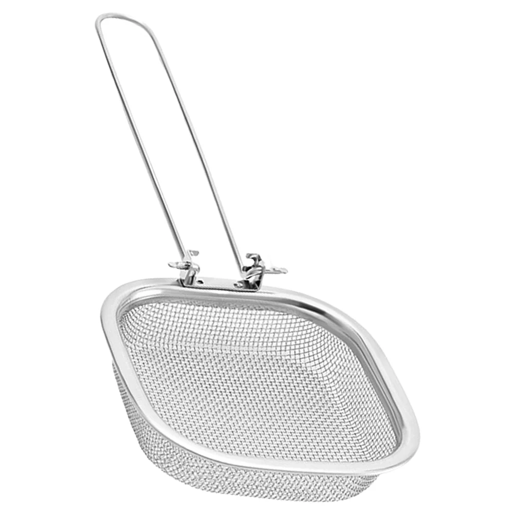 

Stainless Steel Foldable Fried Mesh Basket French Fry Holder Strainer Fried Food Filter