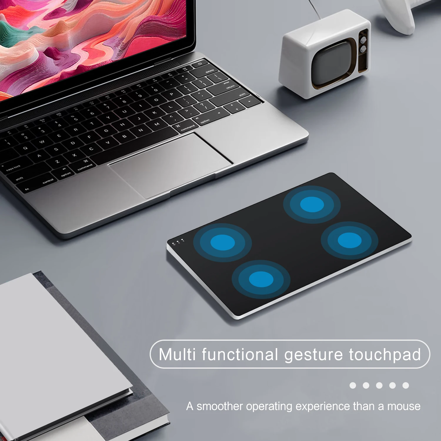 Trackpad Wireless Touchpad for macOS Windows iPad iMac Surface USB-C Wired 2.4G BT PC NoteBook Laptop Multi-touch Key Mouse