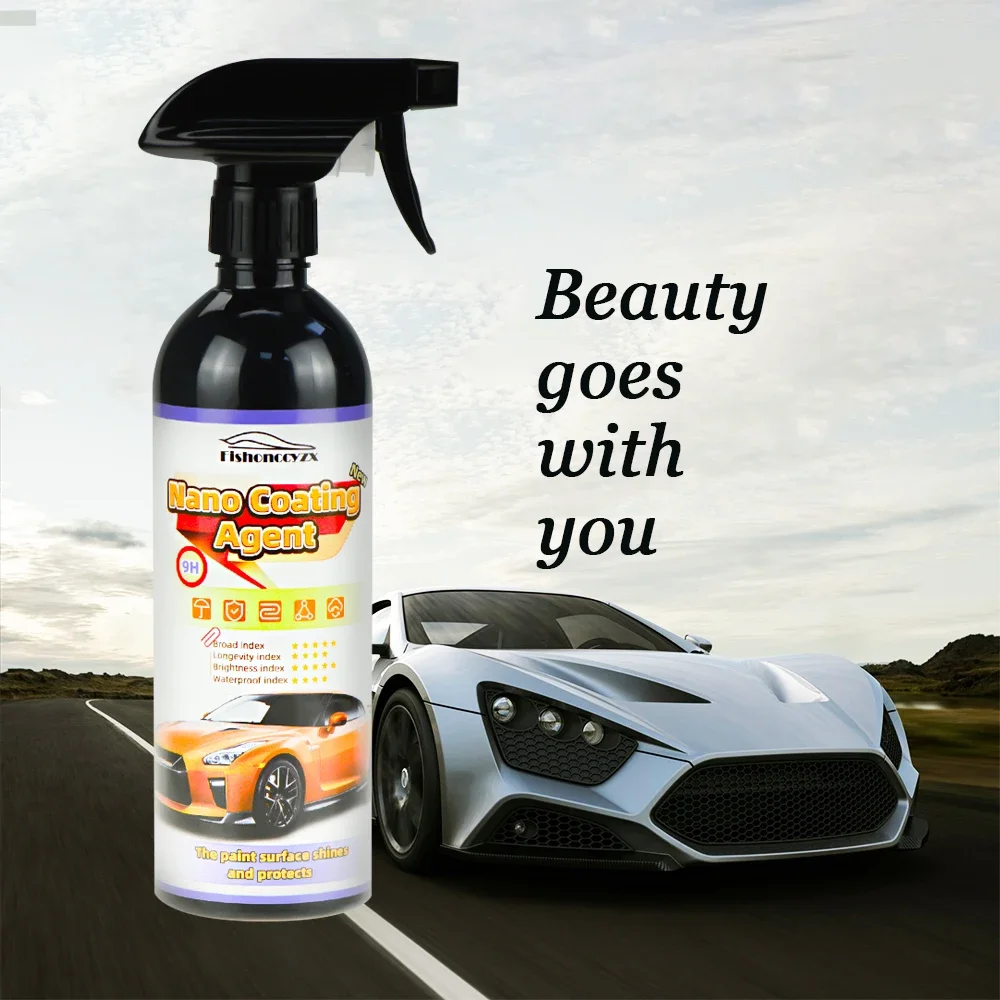 Car Detailing Ceramic Coating 500ML 9H Hardness Car Products Ceramic Coating Nano Glass Plated Crystal Polish