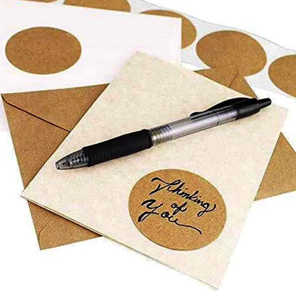 Regalo Amor 500 Uds/1 Rollo De Etiquetas Autoadhivas Redondas Kraft  Vintage, Papel De Clasificación Ltems, Nombre, Bolsas De Regalo Para Niños,  Pegatina Para Botellas De Agua - AliExprs Pegatinas Personalizadas Comunion, image size:1000x1000