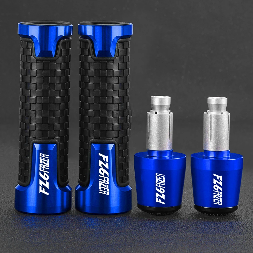 

Motorcycle Handlebar Grips Handle grip Ends Plug Slider Caps For YAMAHA FZ6 FAZER FZ6N FZ 6R FAZER600 2004-2010 2009 2008 2007