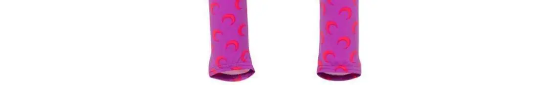 Tummy Control Leggings High Waisted Women Solid Color Stretchy Moon Print Ice Silk Retro Versatile Pants