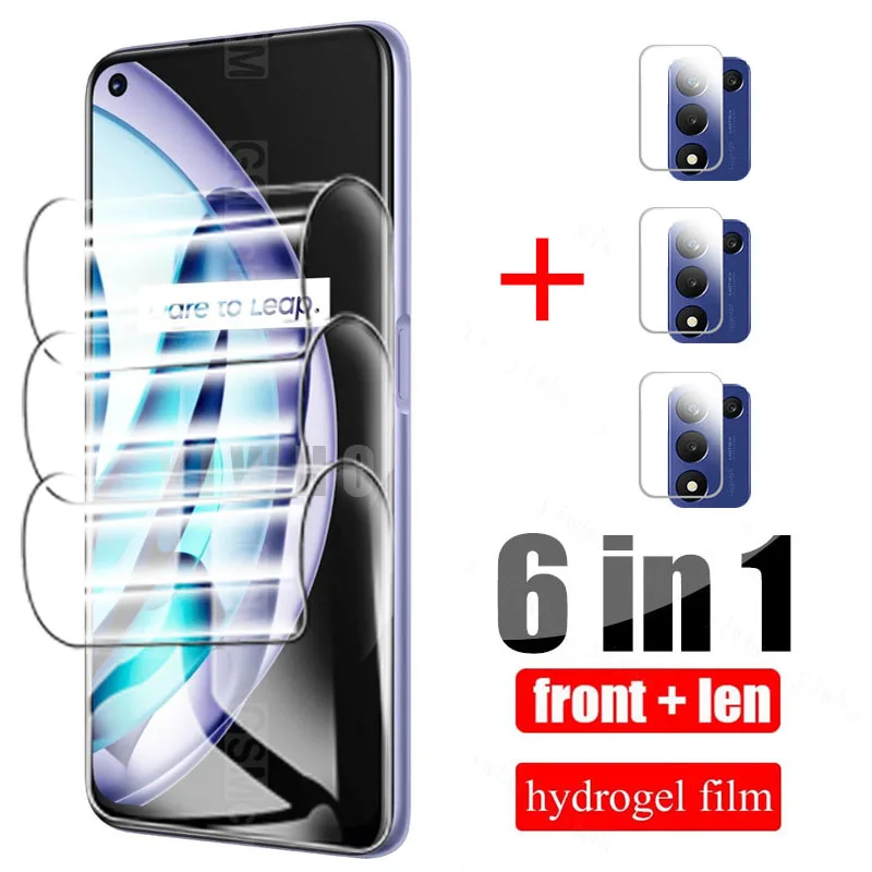 Pellicola Hydrogel Per Realme 9 Se 5G Speed Realm Realmy 9Pro Realme9Pro + Realmi 9 Pro Plus Pellicola Protettiva Copriobiettivo In Vetro