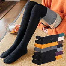 

Fashion Women Knitting Stockings Sexy Girls Over-Knee Socks Wrap Calves Boots Warm Legs Cotton Autumn Winter Accessories