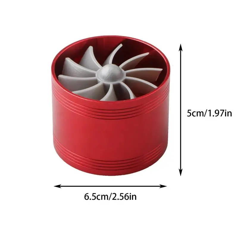 Turbonateur D'admission D'air - Accessoire Moteur En Acier Inox 304, Pour Améliorer Le Flux D'air Et L'accélération