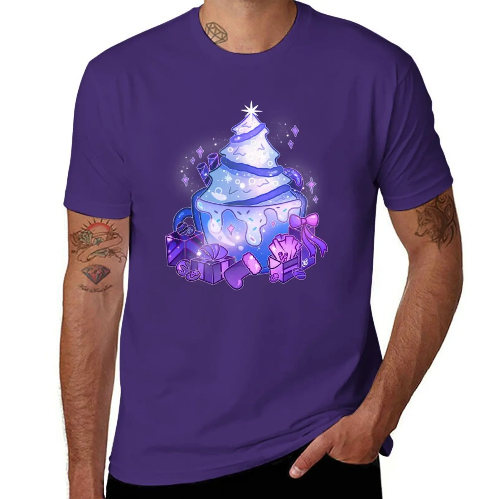 

New Frosted Winter Sweets Teacup T-Shirt custom t shirts graphics t shirt mens graphic t-shirts