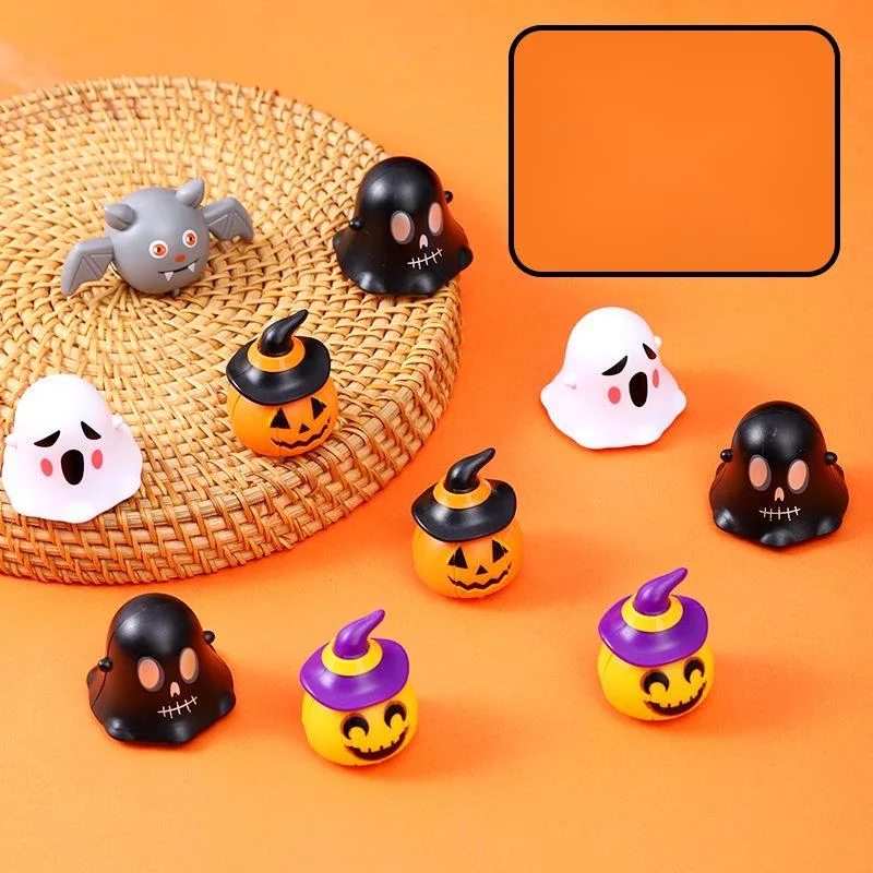 Halloween Pumpkin Power Car Children's Small Gift Toy Kindergarten Scene Decoration Props_voghion.com
