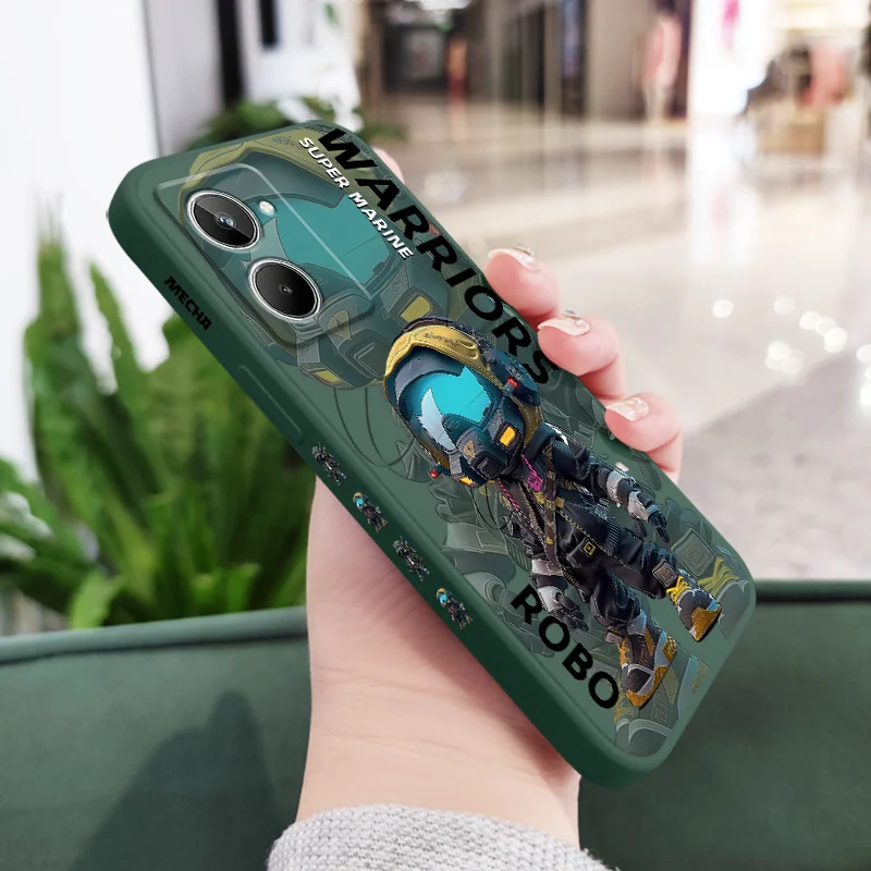 Trendy Cool Boy Liquid Silicone Phone Case