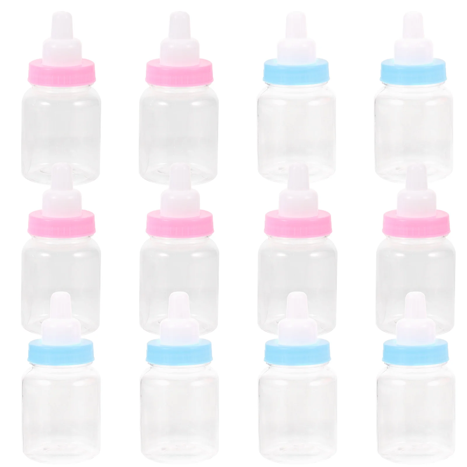 

12 Pcs Favor Boxes for Wedding Baby Shower Bottle Pink Bottles Decorative Candy Take Bath