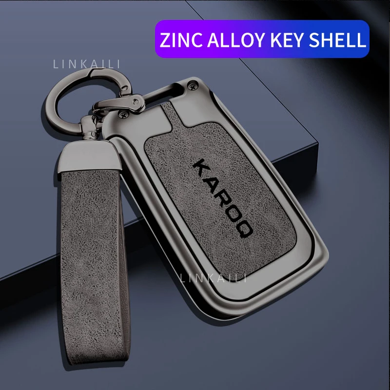 thumbnail: NEUHOO Sleutelhoes Voor Skoda Karoq Sportline (2017-2025) – TPU Siliconen Hoes, Transparant Rood