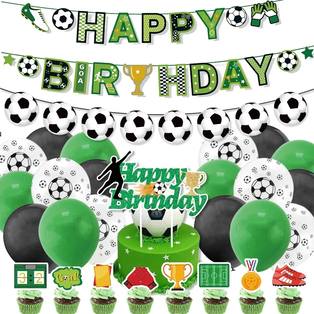 

Football Sports Themes Disposable Tableware School Family Birthday Party Decorations Baby Shower Paper Plates Napkin Tablecloth