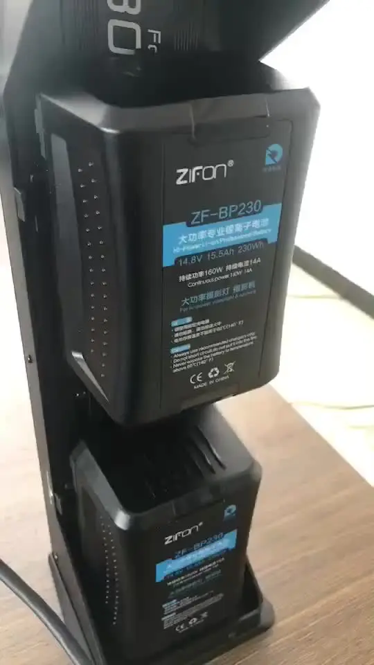 ZIFON BP380 Vマウントバッテリー 充電器付き② ZIFON BP380 Vマウントバッテリー 充電器付き②