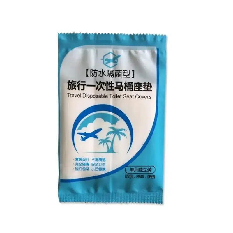 Portable Disposable Toilet Seat Cover Mat Safety Travel Camping Bathroom Toilet Paper Pad Waterproof Seat Mat Bathroom Accessory