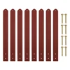 8pcs Wall Hook Storage Strap Hanger Artificial Leather Curtain Rod Holder Shelf Home Decoration 5
