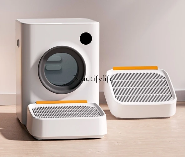

Fully Automatic Litter Box Dedicated Sand Falling Pedal High Density Grid Efficient Collection of Sand Falling