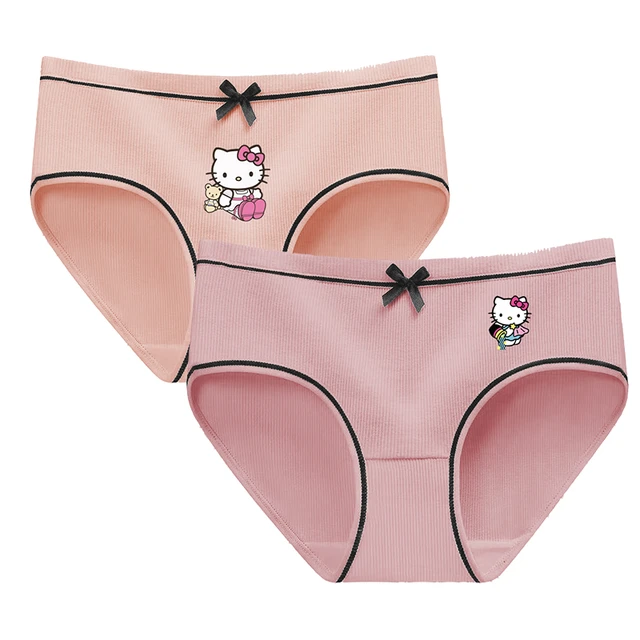 New Kawaii Women Panties Hello Kitty Kuromi My Melody Anime Girls