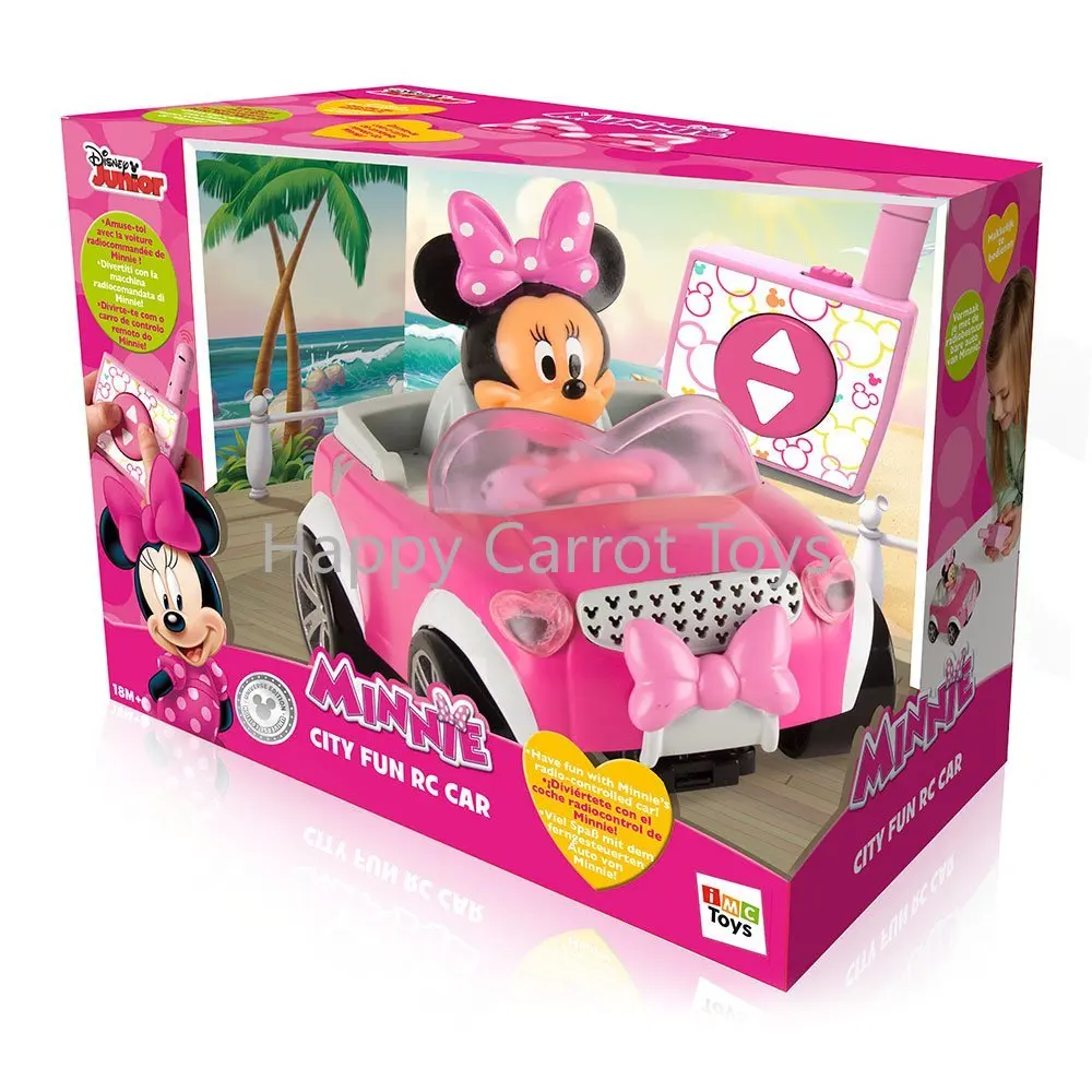 Disney Junior Minnie Car Fun RC Car Pink Electronic Remote Control Car ...