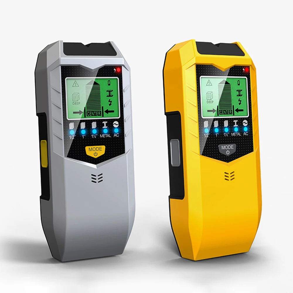 Wall Scanner 5 in 1 Stud Wall Detector for Wood/Metal/Stud/AC Wire/Pipe Beam with Digital LCD Screen and Audio Alarm 2