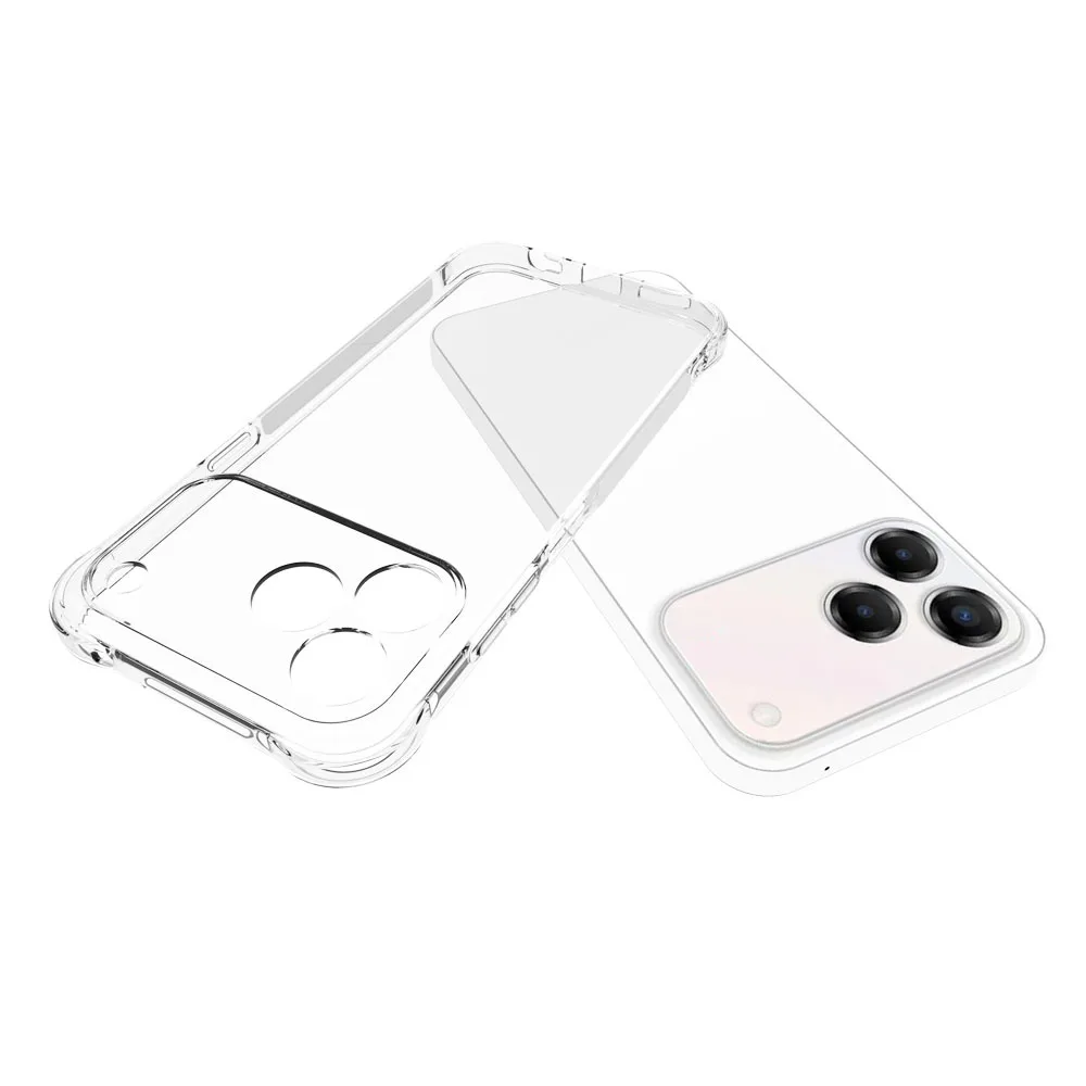Shockproof Air Cushion Clear Silicone TPU Back Cover Soft Case