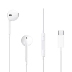 Type C Wired In - Ear Earphones with Mic - Premium USB - C Sport Headphones (WHITE)