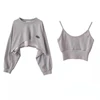 New Women Solid Color  O-neck Long Sleeve Hoodie Sweatshirt Fashion Ladies Streetwear Slouch Pullover Jumper Tops 1