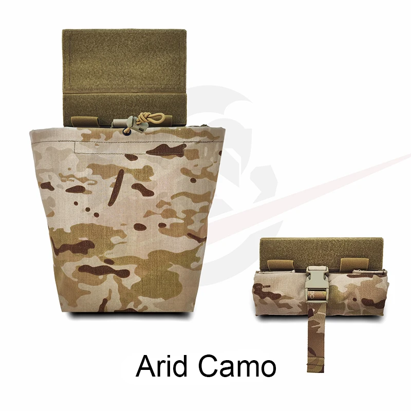 Tactical Raiders Woodland Camouflage Roll-Up Dump Pouch