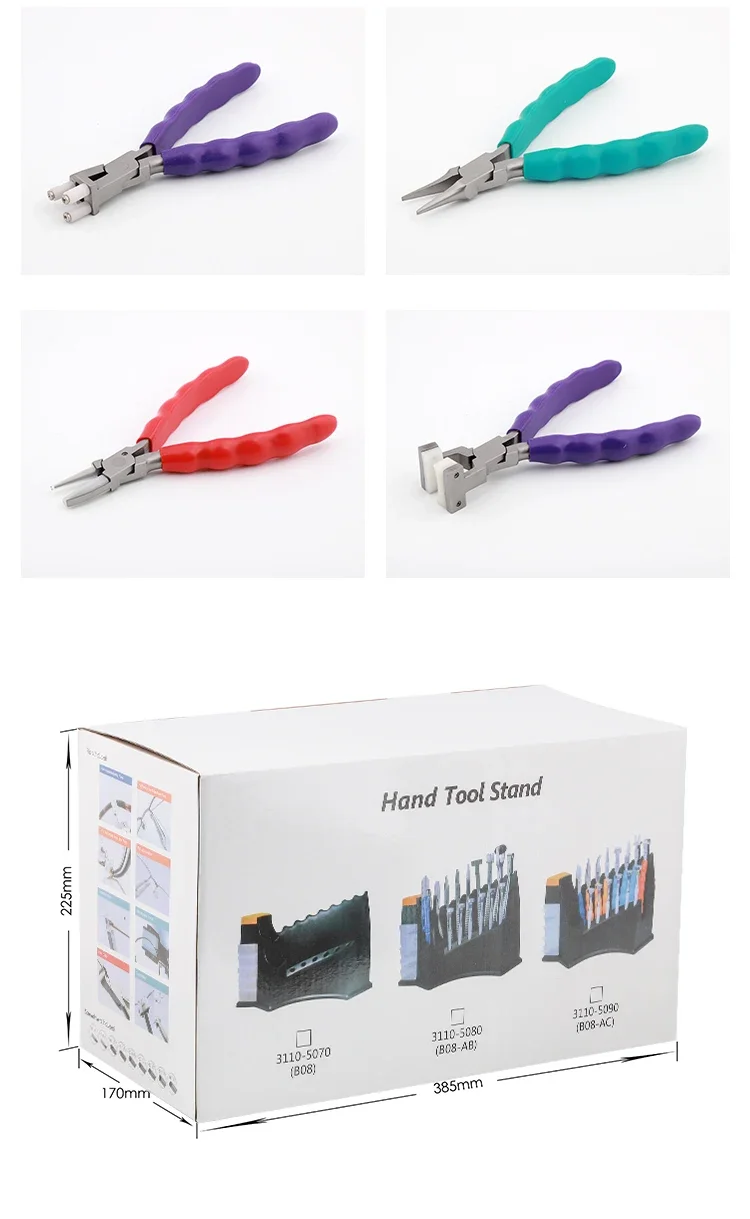 안경 수리 나사 도구 플라이어 색상 8 + 6