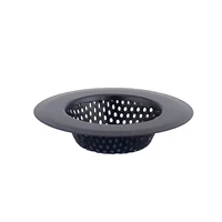Kitchen Sink Filter Stainless Steel Mesh Sink Strainer Filter Bathroom Sink Strainer Drain Hole Filter Trap Waste Screen Black 5