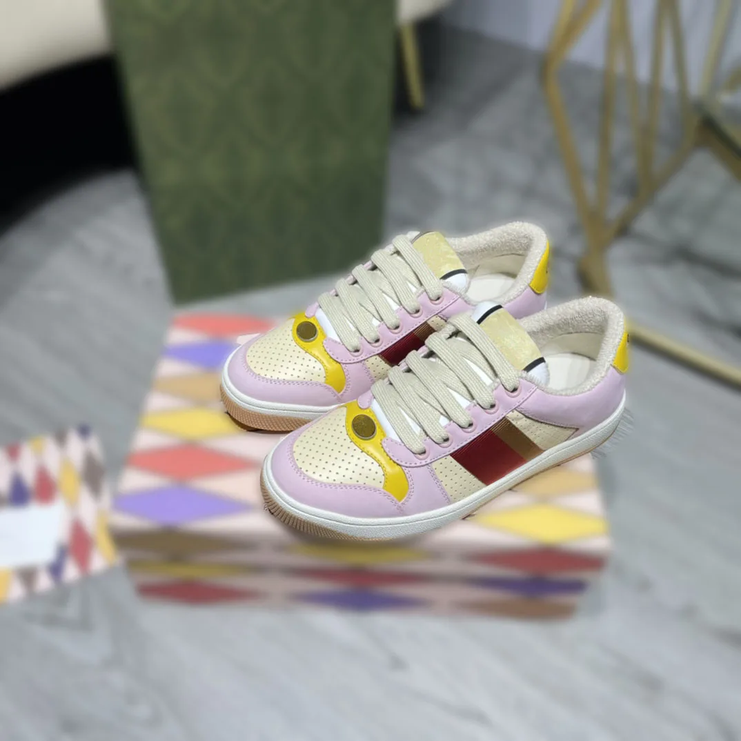 Trendy retro dirty shoes 2024 thick soled couple casual board shoes fashion versatile casual shoes