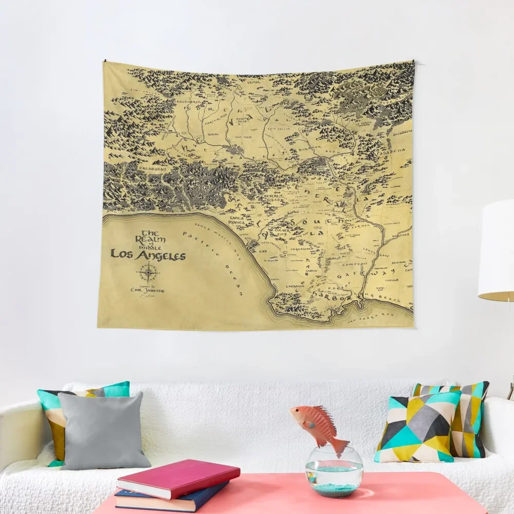 

The Realm of Middle Los Angeles Tapestry Room Ornaments Bedroom Deco Decorations For Your Bedroom Tapestry