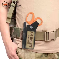 Oxford Cloth Emergency Medical EMT Scissors Shears Sheath Hanging Bags Outdoor EDC Tools MOLLE Flashlight Knife Holster Pouch 2