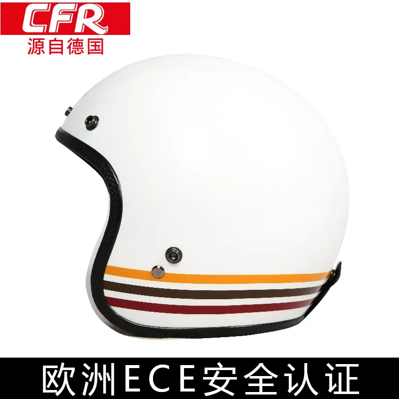 Pothelm motorhelm kopen? ️ Tot 10% korting! | Afbeeldingen (L-4))Dot-goedgekeurde vintage motorfietshelm, Cafe Cruiser-helm,... Vintage Leren Motorfietshelm DOTECE-Goedgekeurd Volwassen Heren... Vintage Leren Motorfietshelm DOTECE-Goedgeke