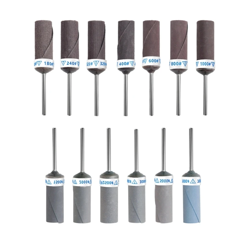 

180-7000 Grit Sand Paper Bar Sanding Belt Polishing Heads Sandpaper Grinding Rod Dropship