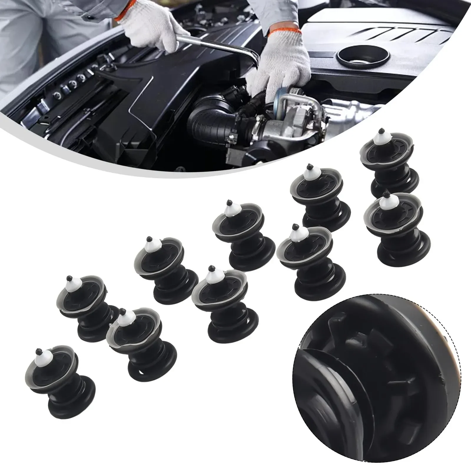 

Long Lasting And Practical 30X Interior Door Panel Push Type Clips For PassatBus T5 Taureg Secure And Reliable