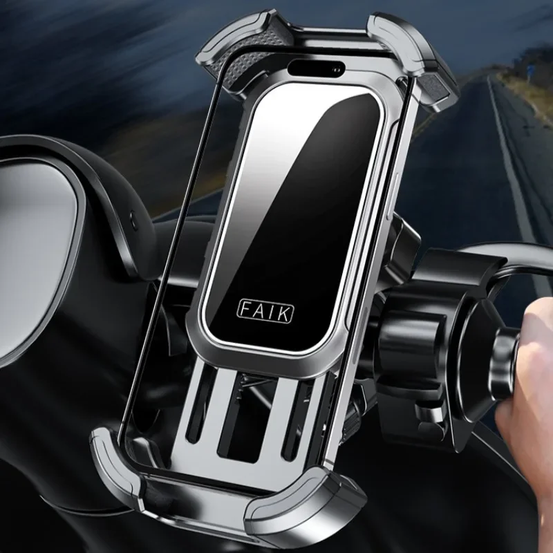 Electric Car Mobile Phone Holder Motorbike Navigation Takeaway Rider Car Battery Car Bicycle Fixed Mobile Phone Holder Stable