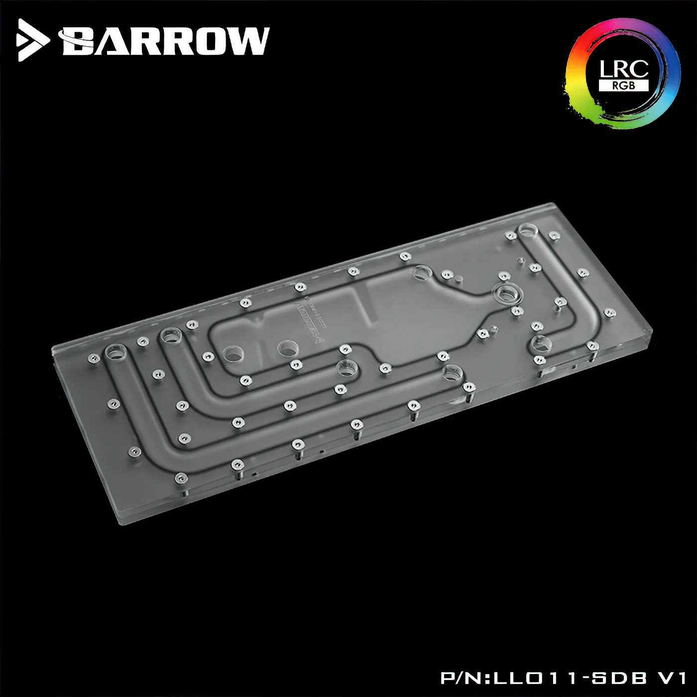 

Barrow RGB Liquid Water Cooling Waterway Distro Plate for LianLi O11 Chassis LLO11-SDB