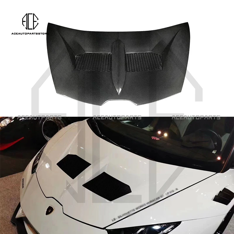 

Для LAMBO HURACAN LP610 LP580 EVO крышка капота 2014-2021 фунтов Стильная крышка двигателя из углеродного волокна