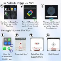 Smart Android Tracker Tag Anti-Lost Device For Apple For Google Find My App Wallet Keys Car Bike Locator Finder - Image 6