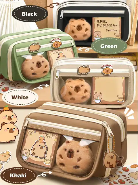 Large Capacity Flip Pencil Case 5