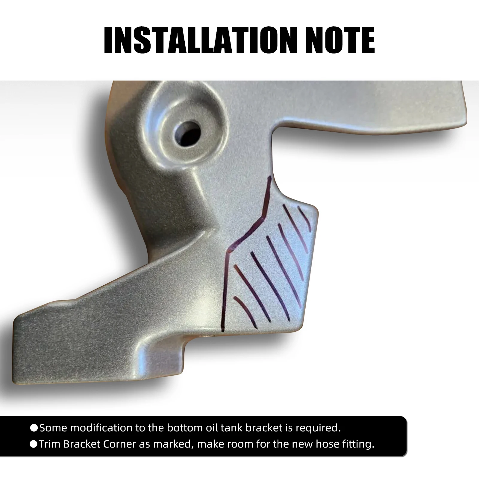Für KTM 990 Adventure NICECNC Öltank-Ablaufschlauch-Set für KTM 990 Adventure/R/S/Baja 990 LC8 Adventure 2007–2012 950 Adventure/S – Detail 4
