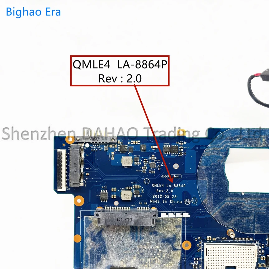 Placa-mãe Portátil Totalmente Testada para Samsung Qmle4 La8864p Np365 Np355 Np355v5c 365e5c Ddr3 Ba5903565a 100 - Imagem 3