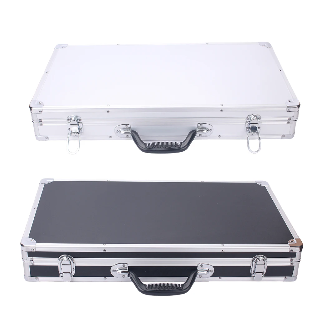 35-Slot High-Capacity Watch Storage Box with Aluminum Suitcase Design, Velvet-Lined Jew... - SKU WSB01007 - UGI Packaging