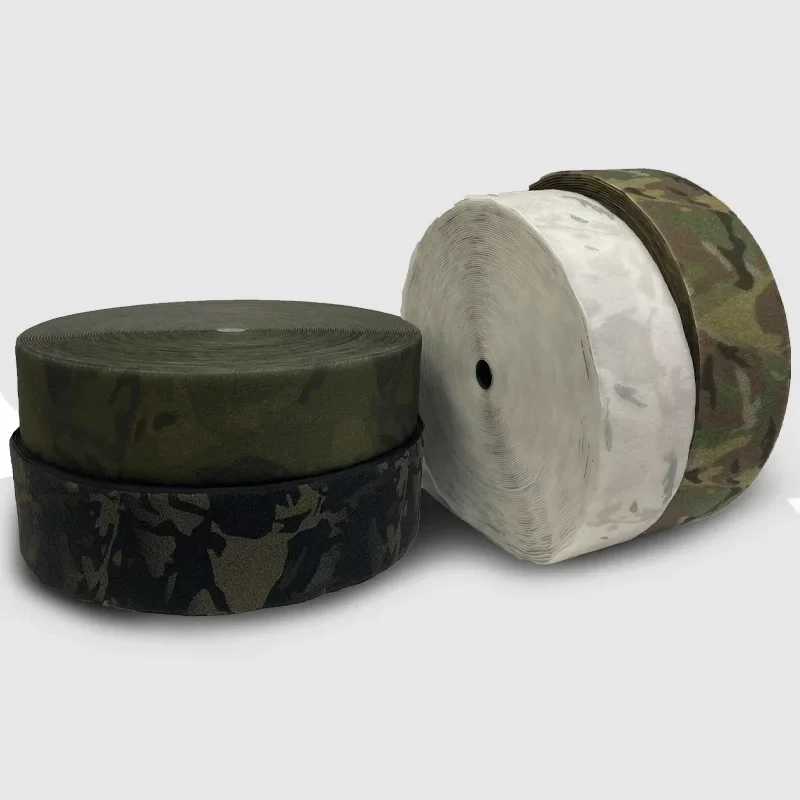 Tactical Camouflage Nylon Magic Stickers Fleece Hook Eye MCBK Equipment Printing Hair Removal Patch Multicam Black Clothing Acce